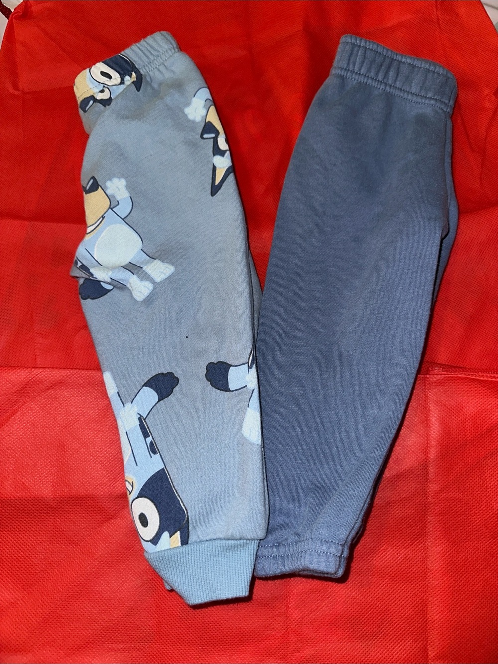 Disney Light Blue and Navy Character Jogger Pants
